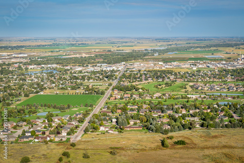Scottsbluff and North Platte RIver in Nebraska photo