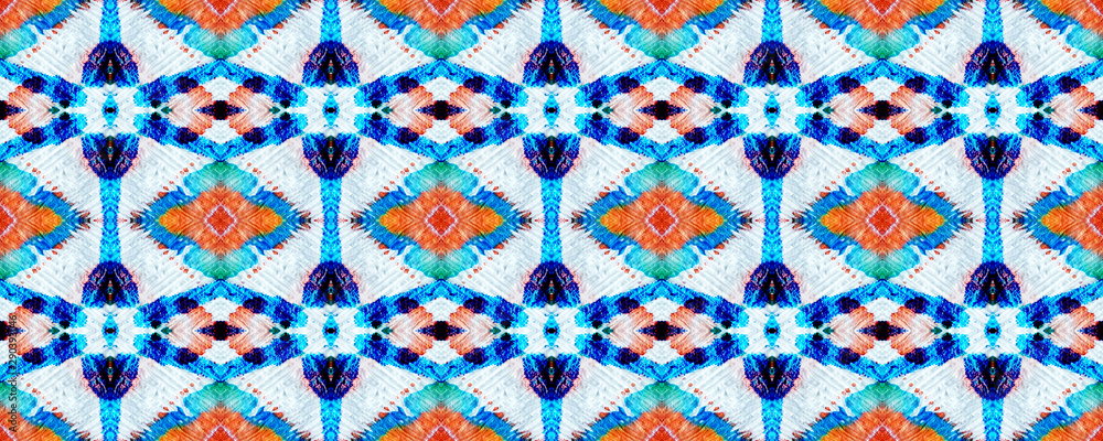 Ikat Seamless Pattern. Ikat Seamless Pattern.