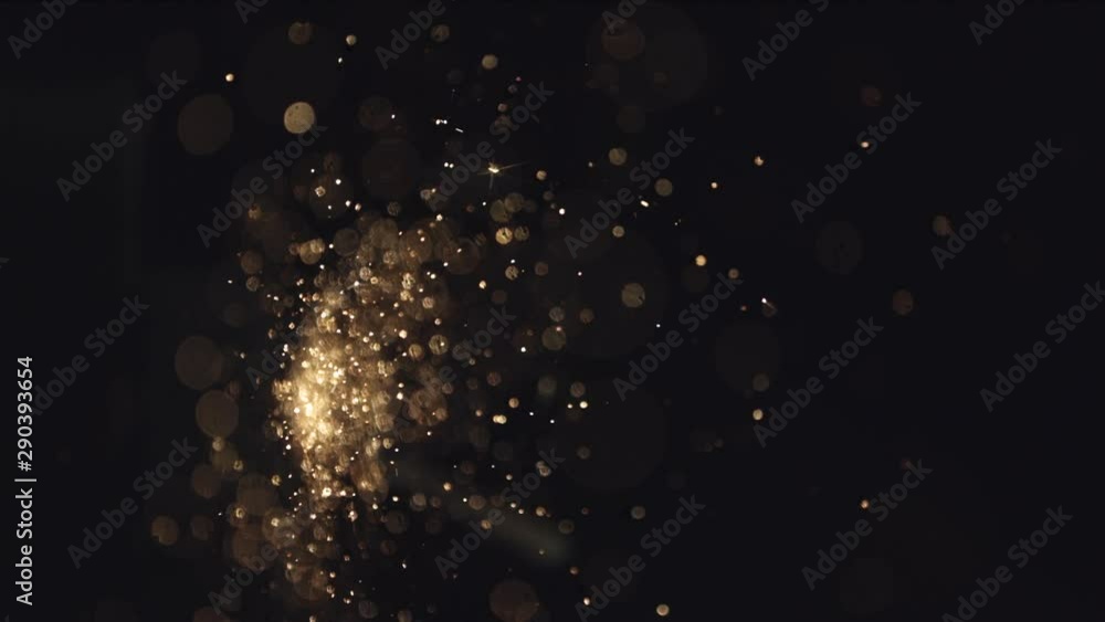 Slow motion, bokeh industrial sparks fly Slow motion, bokeh industrial sparks fly