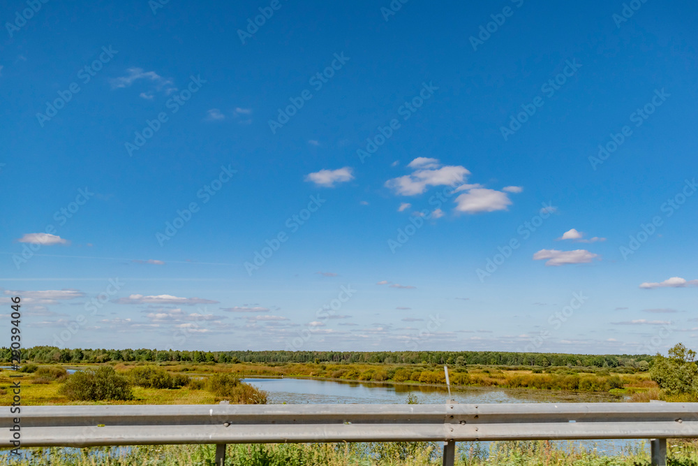 Nature view outside the city on a Sunny summer day Nature view outside the city on a Sunny summer day