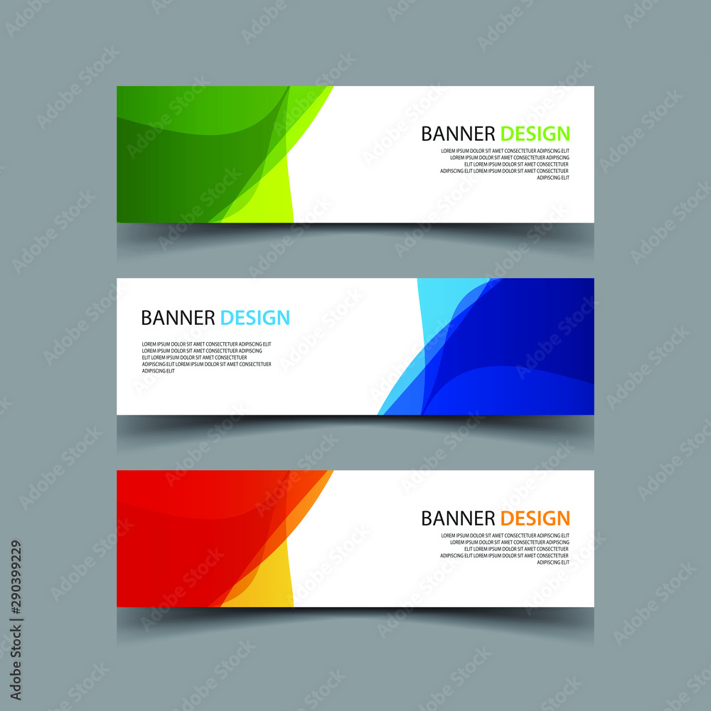 Vector Abstract design banner web template Vector Abstract design banner web template