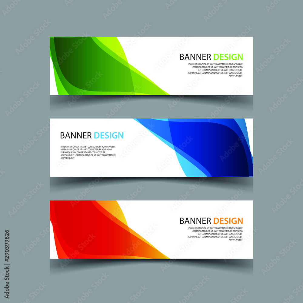 Fototapeta premium Vector Abstract design banner web template
