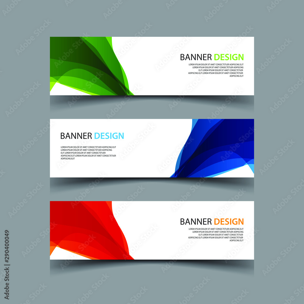 Fototapeta premium Vector Abstract design banner web template