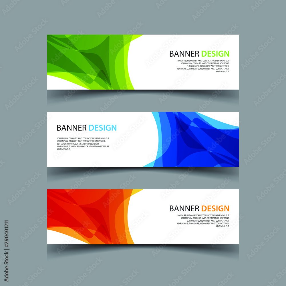 Vector Abstract design banner web template