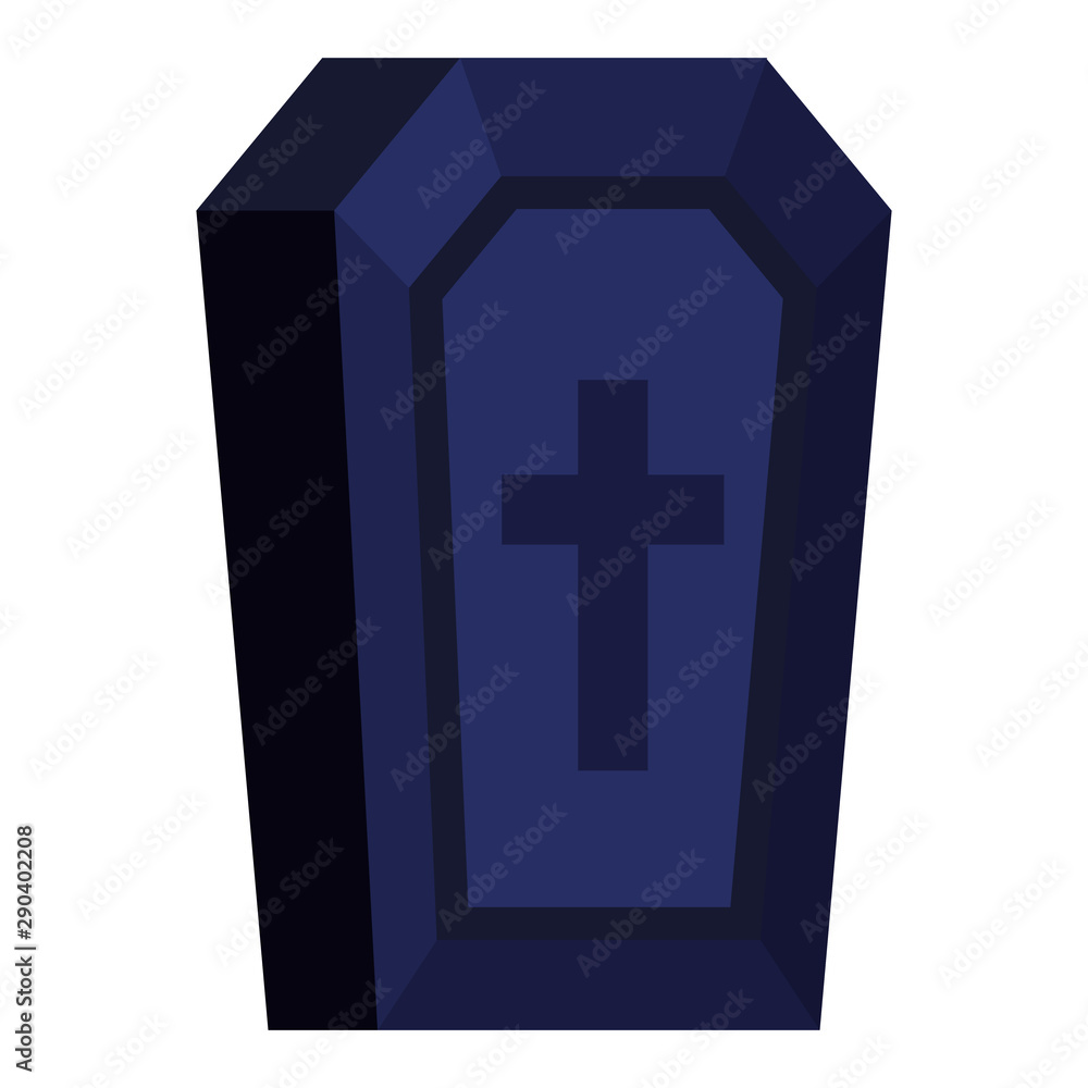 Obraz premium cemetery graveyard with cross icon