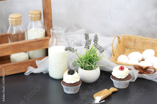 Confectionery flavored cakes for a holiday photo