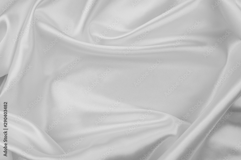 Fototapeta premium White silk fabric lines