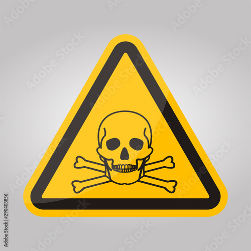 Beware Ammonia Symbol Sign Isolate On White Background,Vector Illustration EPS.10