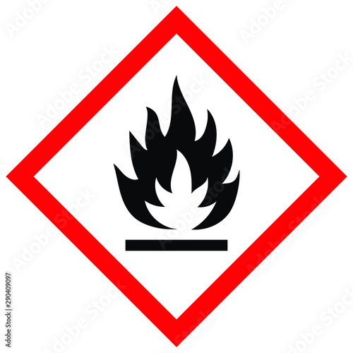Flame Icon For Hazard Communication