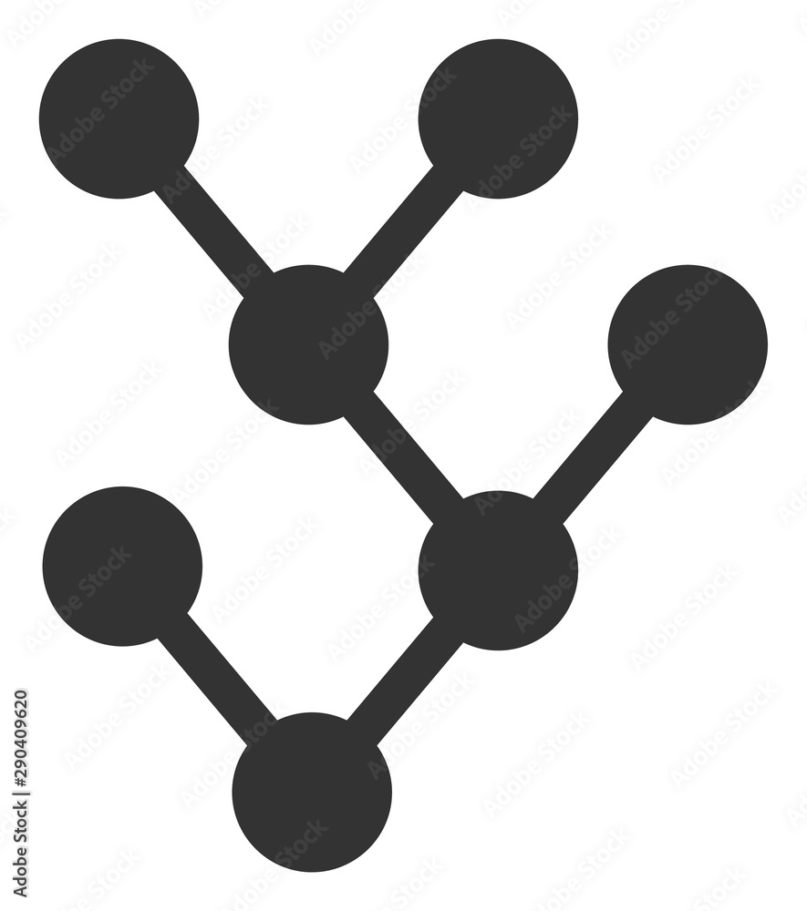 Vector binary tree flat icon. Vector pictogram style is a flat symbol binary tree icon on a white background. Vector binary tree flat icon. Vector pictogram style is a flat symbol binary tree icon on a white background.