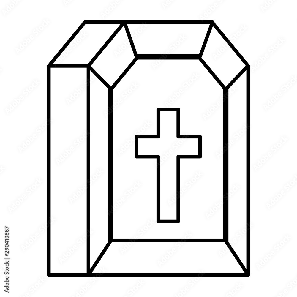 cemetery graveyard with cross icon cemetery graveyard with cross icon