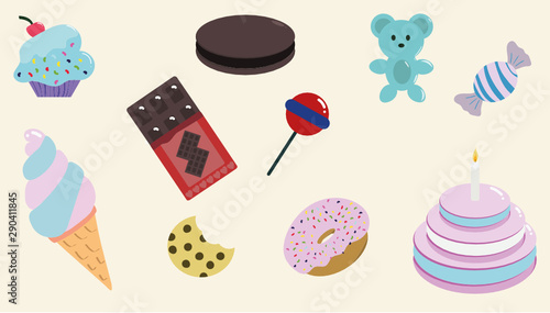 Vector dulces