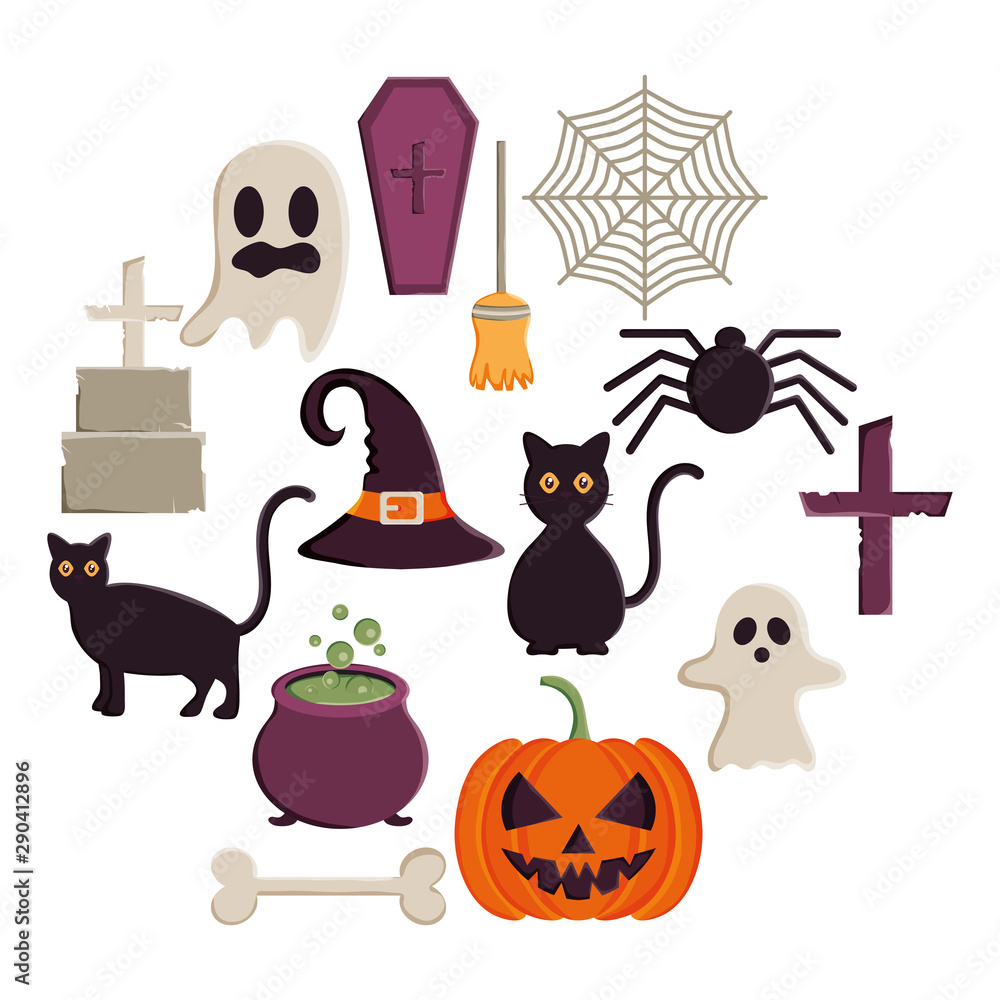 Obraz premium trick or treat - happy halloween