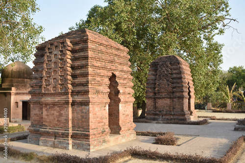 BEAUTIFUL ARCHITECTURE IN TEMPLE OF NIBIA KHERA UTTAR PRADESH INDIA