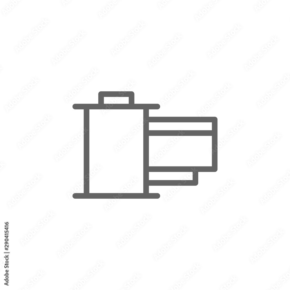 Camera roll, photo icon. Element of theater icon. Thin line icon Camera roll, photo icon. Element of theater icon. Thin line icon