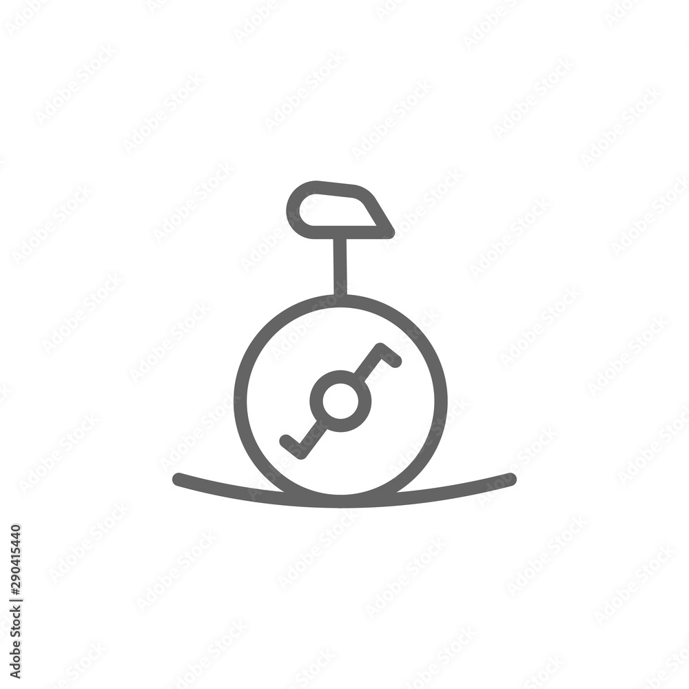 Unicycle, show icon. Element of theater icon. Thin line icon Unicycle, show icon. Element of theater icon. Thin line icon