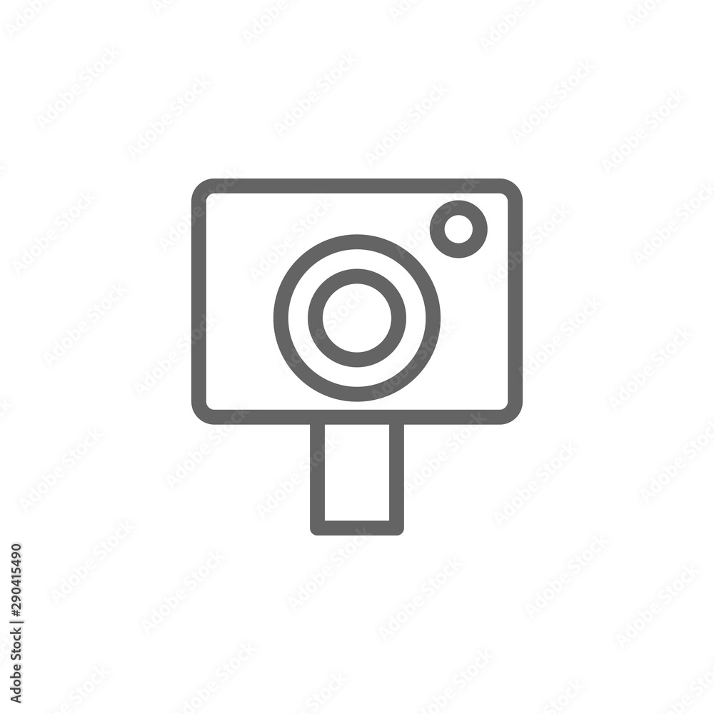 Photo, camera icon. Element of theater icon. Thin line icon Photo, camera icon. Element of theater icon. Thin line icon
