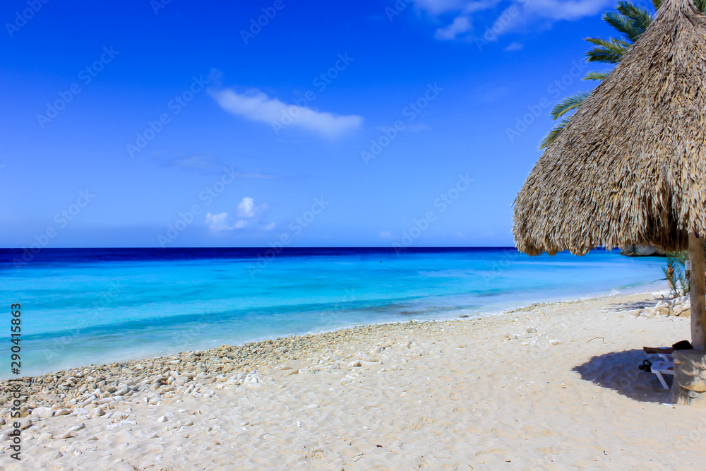 Stunning beach view in Curaçao