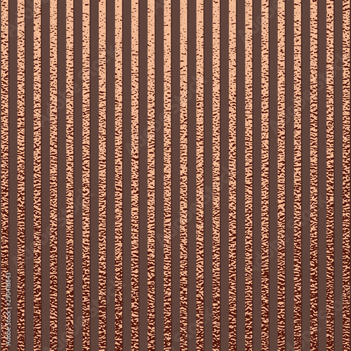 Copper glossy mettallic vertical stripes background.