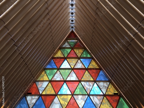 Canvas Print church inside
