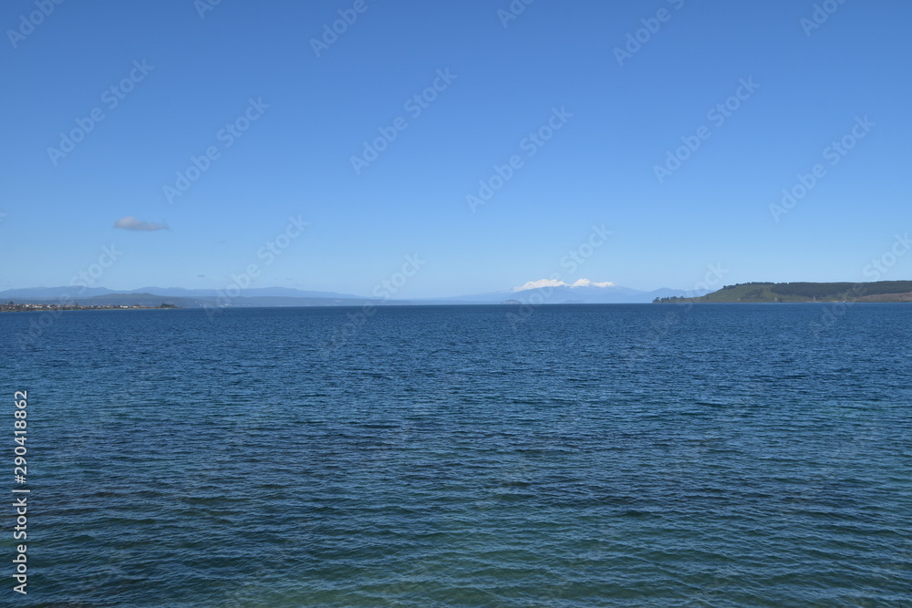 Lake Taupo in New Zealand