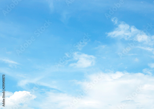 blue sky with cloud