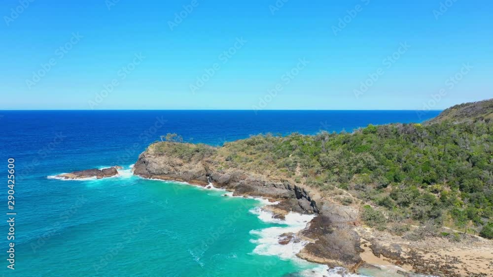 Great aerial shot in Alexandria Bay in Queensland flying forward Great aerial shot in Alexandria Bay in Queensland flying forward