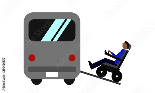 vector illustration of a truck