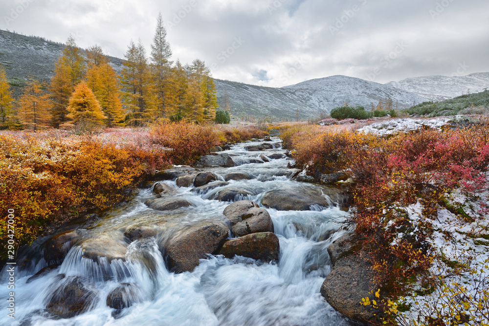Magadan region, Jack London Lake, Kolyma, Cold Stream Magadan region, Jack London Lake, Kolyma, Cold Stream