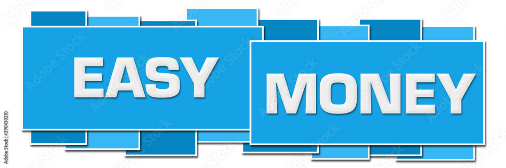 Easy Money Blue Horizontal Squares Boxes Easy Money Blue Horizontal Squares Boxes