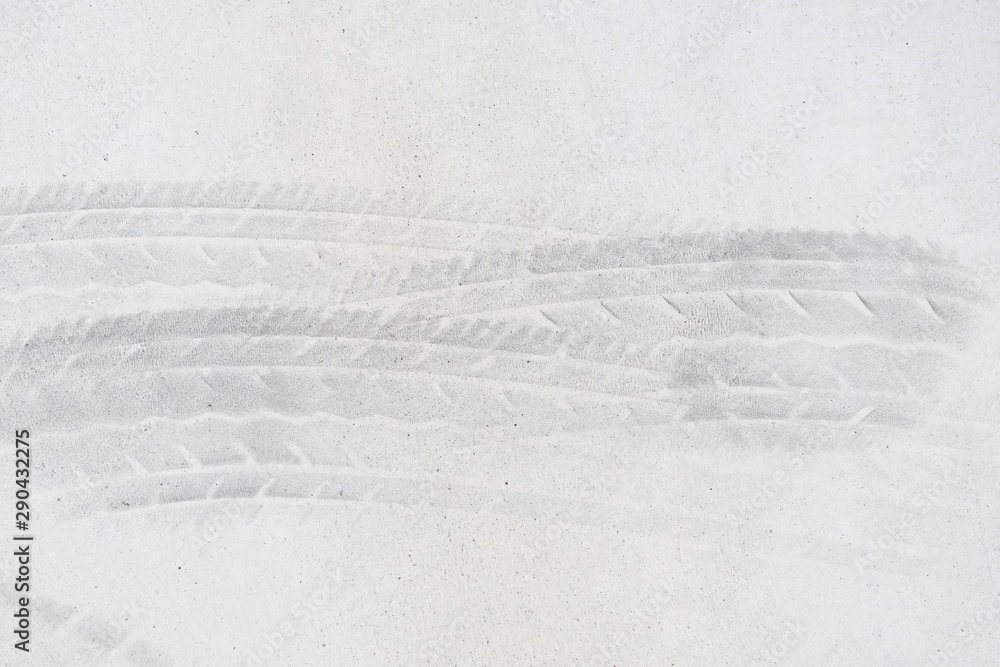 Obraz premium タイヤ痕