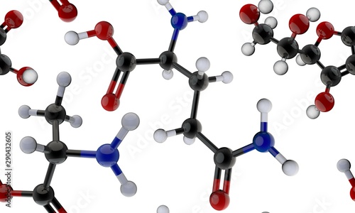 Models molecule background....