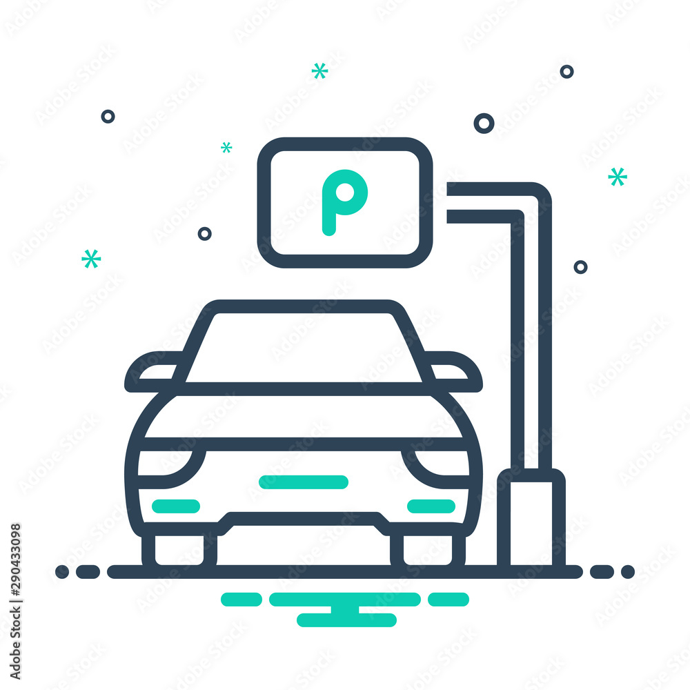mix icon for parking mix icon for parking