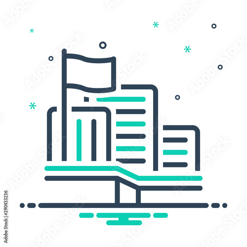 mix icon for headquarters 