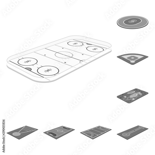 Isolated object of game and championship sign. Collection of game and sport vector icon for stock.