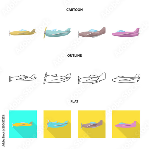 Isolated object of travel and airways logo. Collection of travel and navigation vector icon for stock.