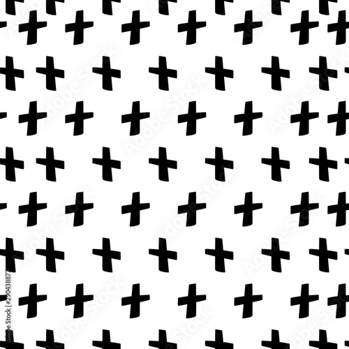 Scandinavian abstract pattern for creative design - web, print, textile. Vector illustration