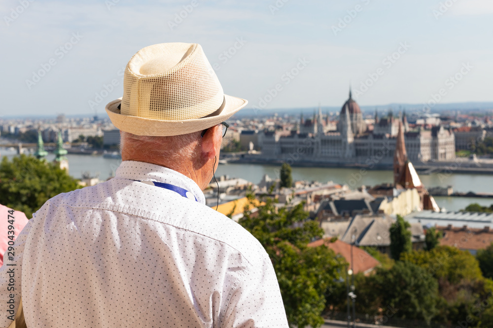 Tourist in Budapest