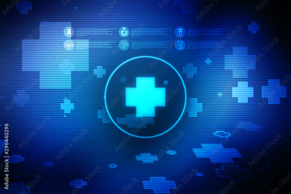 2D illustration medical structure background 2D illustration medical structure background