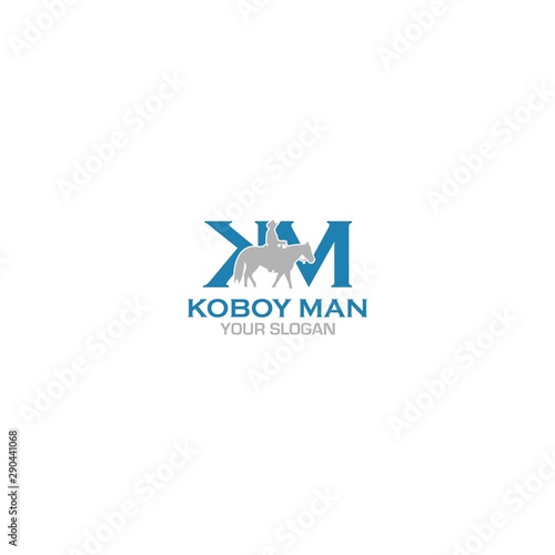 Free Download cowboy man logo design vector - GFXLoad