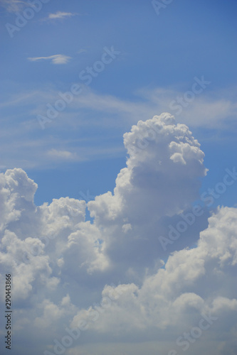 大空 夏の空 積乱雲 青空 雲 © tkpho