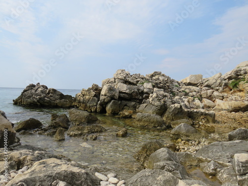 rocks and blue sky