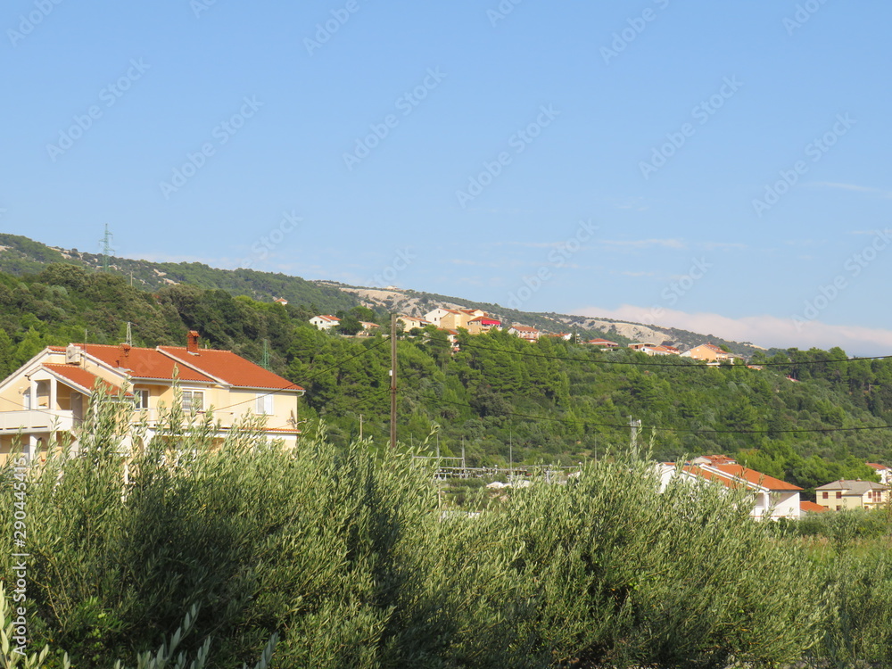 village in the mountains Rab croatia