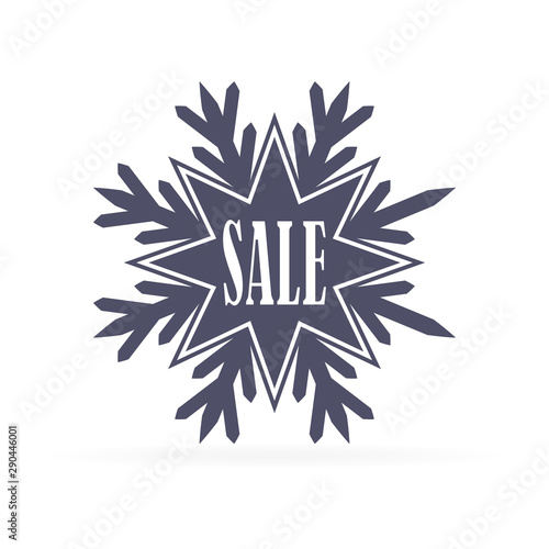 snowflake sale icon