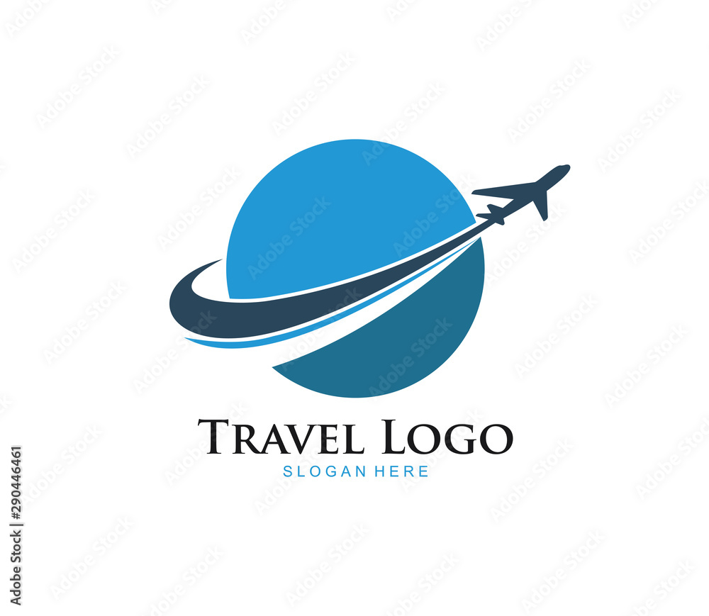 Travel Logo. Airplane design, airplane tickets, travel agencies Travel Logo. Airplane design, airplane tickets, travel agencies
