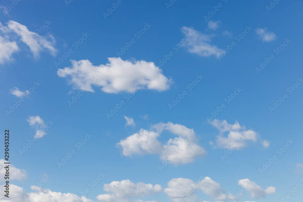 nature background. white clouds over blue sky nature background. white clouds over blue sky