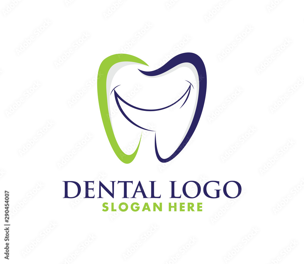 Dentist Logo tooth shape design vector template...Dental Clinic Dentist Logo tooth shape design vector template...Dental Clinic