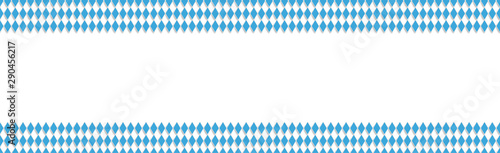 Oktoberfest Header mit bayerischen Landesfarben