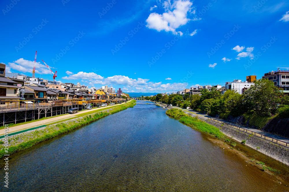 鴨川 京都観光 日本