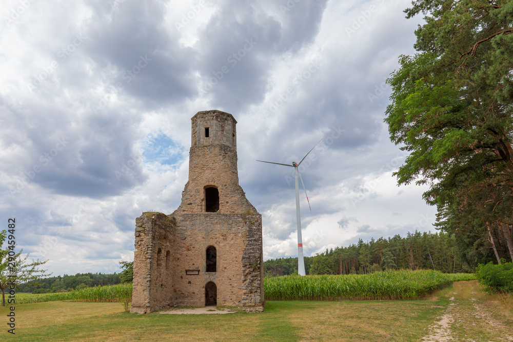 Überreste der Zirkelkapelle in Schwaighausen Überreste der Zirkelkapelle in Schwaighausen